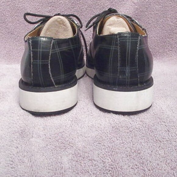 Vintage TUK Original OG Size 7 CREEPERS Perforated LEATHER Shoes PUNK Goth ROCK - Picture 10 of 12